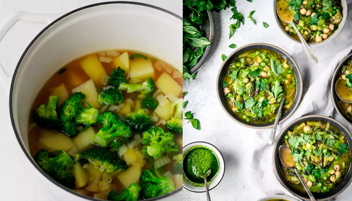 Green Vegetable Soups